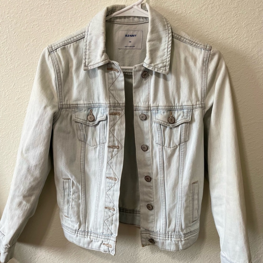 Light blue jeans jacket